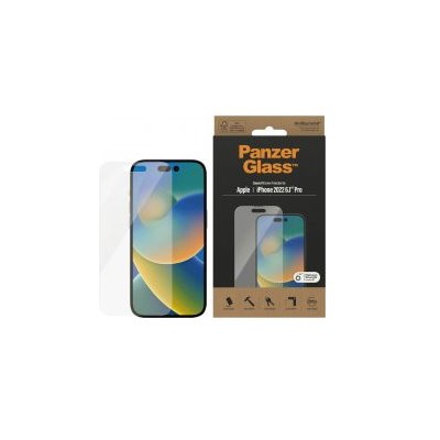 Protecteur d'écran PanzerGlass pour iPhone 14 Pro Surface antibactérienne